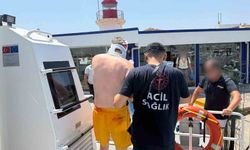 Gezi teknesinde yaralanan vatandaşa Sahil Güvenlikten tıbbi tahliye