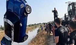 Otomobil dereye uçtu: Sürücü kayboldu
