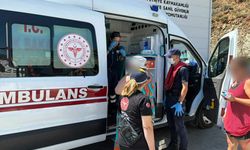Ticari yatta yaralanan vatandaş için tıbbi tahliye