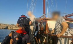 Bodrum açıklarında yatta yaralanan kişinin tıbbi tahliyesi gerçekleştirildi