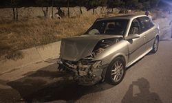 2 otomobilin çarpıştığı kazada 8 kişi yaralandı