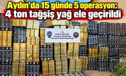 Aydında sahte yağ operasyonu: 2,7 milyon liralık ürün ele geçirildi