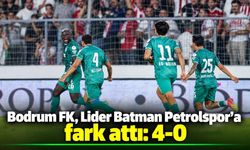 Bodrum FK, lider Batman Petrolspor’a fark attı: 4-0