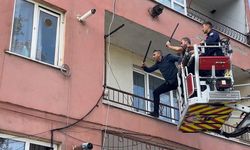 Hastaneye yatmamak için polise direndi