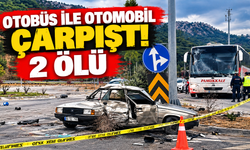 Çanakkale'de otobüs ile otomobil çarpıştı: 2 ölü