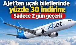 AJet’ten uçak biletlerinde yüzde 30 indirim