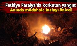 Fethiye Faralya’da korkutan yangın: Anında müdahale faciayı önledi