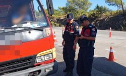 Jandarma trafik timlerince bir haftada 202 araç trafikten men edildi