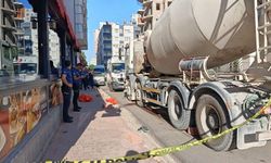 Beton mikserinin altında kalan bir kişi hayatını kaybetti
