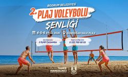Plaj voleybolu şenliği Gündoğan’da