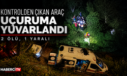 Park sırasında kontrolden çıkan araç uçuruma yuvarlandı: 2 ölü, 1 yaralı