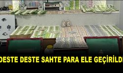 Gerçekleştirilen operasyonda deste deste sahte para ele geçirildi: 2 gözaltı