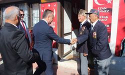 Fethiye’de gazilere anlamlı ziyaret: “Tarihimizin yaşayan kahramanları”