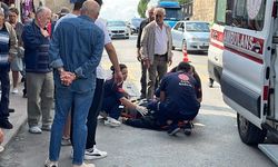 Yaya otomobile çarptı:1 yaralı