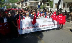 Muğla'da ‘Kahramanlarla Kardeşlik Yolunda' yürüyüşü düzenlendi