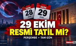 29 Ekim 2026 resmî tatil mi, hangi gün? 28 Ekim yarım gün mü?