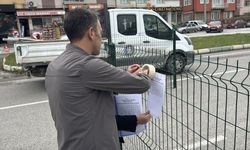 Kütahya'da caddenin bir bölümü mahkeme kararıyla geçişlere kapatıldı