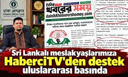 Basın dayanışmasına destek haberimiz uluslararası basında yankı buldu