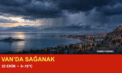 Van’da bugün gök gürültülü sağanak bekleniyor: sıcaklık 6-16 derece
