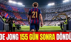 Frenkie de Jong, 155 gün sonra El Clásico’da sahalara döndü