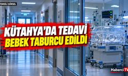 Kütahya’da diyafram hernili bebek 25 günlük tedavinin ardından taburcu edildi