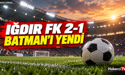 Iğdır FK, Batman Petrolspor'u 2-1 geçti