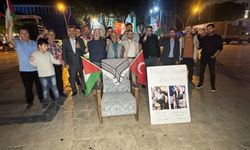 AGD Fethiye Temsilciliği’nden Beşkaza Meydanı’nda Filistin’e Destek Programı