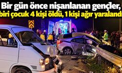 Çorum'da otomobil ile cipin çarpıştığı kazada 4 kişi öldü, 1 kişi ağır yaralandı