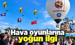Fethiye semalarında festival coşkusu! Hava oyunlarına yoğun ilgi