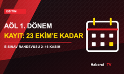 AÖL kayıt ve yenileme 23 Ekim’e kadar: e-Sınav randevuları Kasım’da