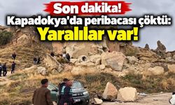 Son dakika! Kapadokya'da peribacası çöktü: Yaralılar var!