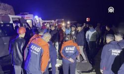 Düzensiz göçmenlerin bulunduğu minibüsün devrilmesi sonucu 24 kişi yaralandı