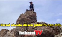 Kırsal alanda düşen yıldırım can aldı