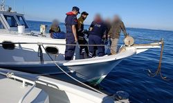 Milas açıklarında teknede rahatsızlanan kişi hastaneye kaldırıldı