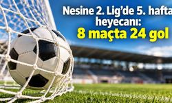 Nesine 2. Lig’de 5. hafta heyecanı: 8 maçta 24 gol