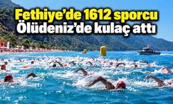 Fethiye'de 1612 sporcu Ölüdeniz'de kulaç attı! Uluslararası festivalde büyük heyecan