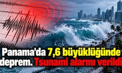 Panama'da 7,6 büyüklüğünde deprem! Tsunami alarmı verildi