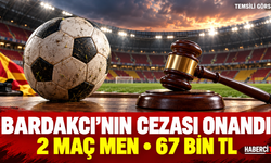 Tahkim Kurulu, Abdülkerim Bardakcı’nın cezasını onadı