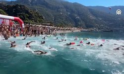 Fethiye'de Açık Su Yüzme Yarışları Başladı