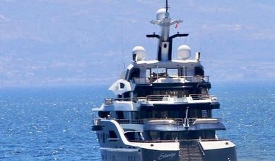 Yüzen saray Bodrum'da