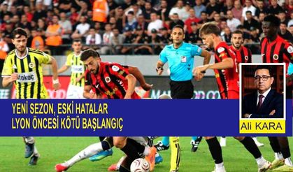 Fenerbahçe sezona kötü başladı