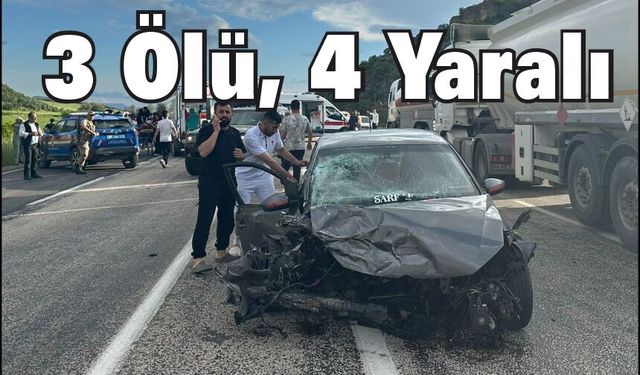 Gölbaşı yolunda can pazarı  3 Ölü, 4 Yaralı