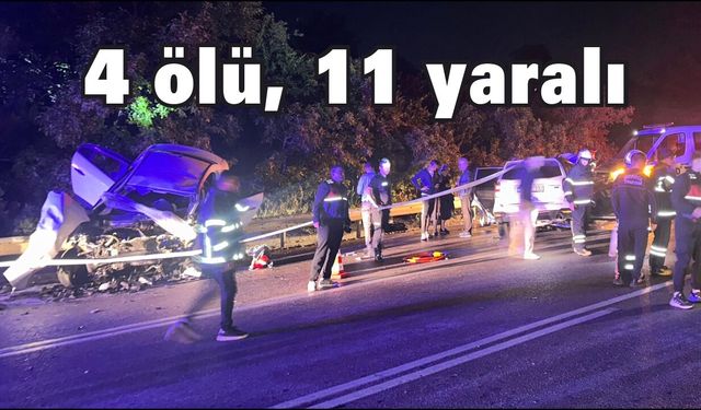 Karayolu savaş alanına döndü: Zincirleme kazada 4 ölü, 11 yaralı