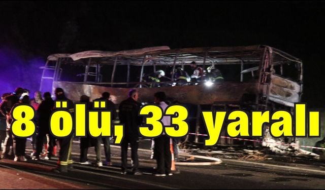Denizli’de yolcu otobüsünde can pazarı: 8 Ölü, 33 Yaralı