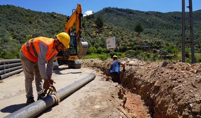 Milas Günlük ve Sakarkaya Mahallelerinin taşıma su derdine son