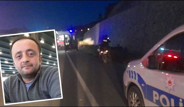 Emniyet şeridinde otomobilin çarptığı adam hayatını kaybetti