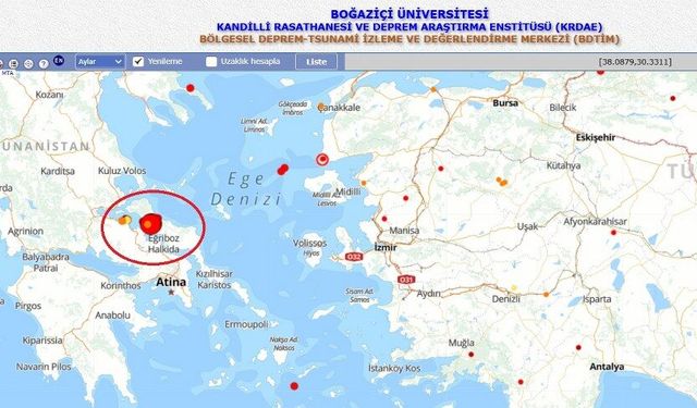 Yunanistan’da 5 ve 5.3 büyüklüğünde peş peşe deprem