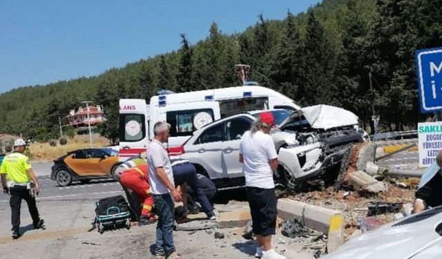Ula’da kaza: 4 yaralı