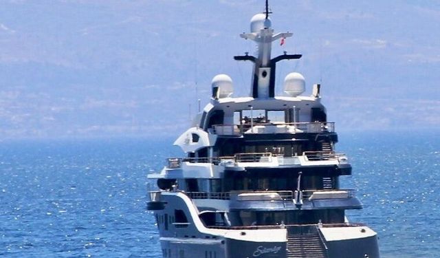Yüzen saray Bodrum'da