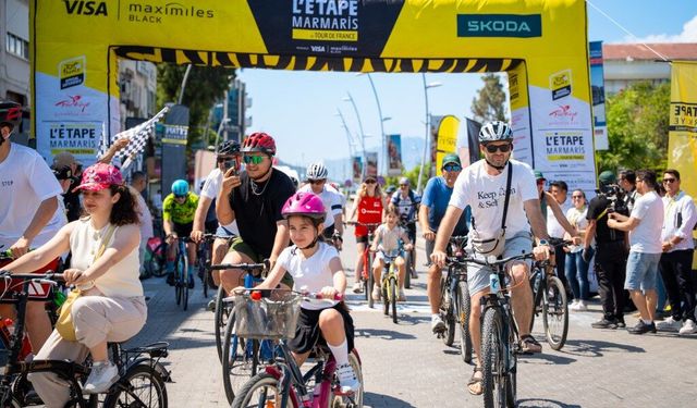 "L'Etape by Tour de France" bisiklet festivalinde halk sürüşü yapıldı
